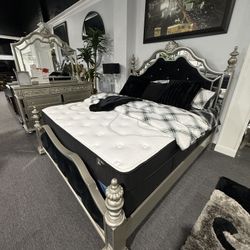 4 PC KING BEDROOM SET 