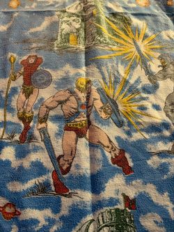 🔥 VINTAGE HE-MAN / MASTERS OF THE UNIVERSE BEDDING – 1983! 🔥