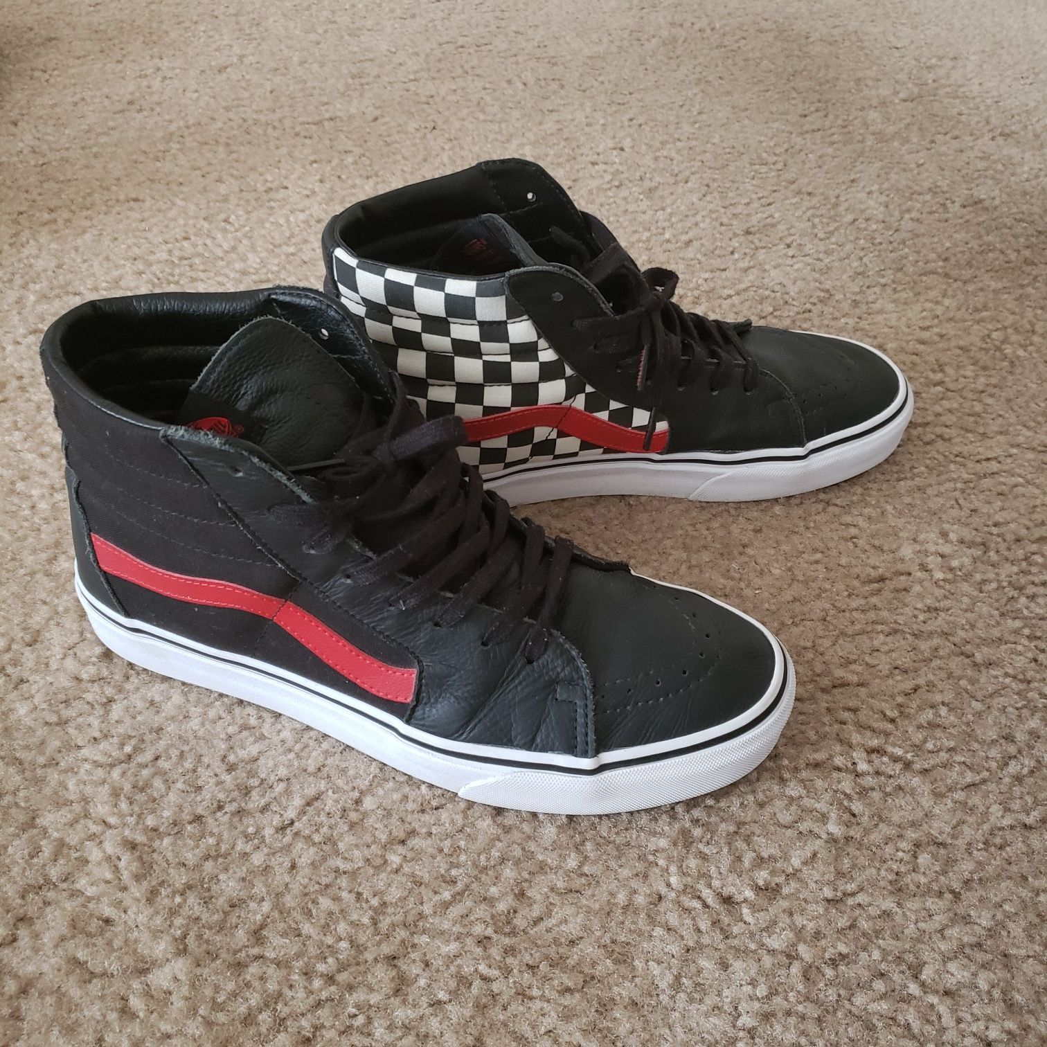 Van's special edition half checkered mens 9.5