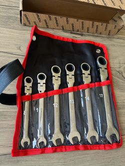 Flex Head Ratcheting Wrench Set