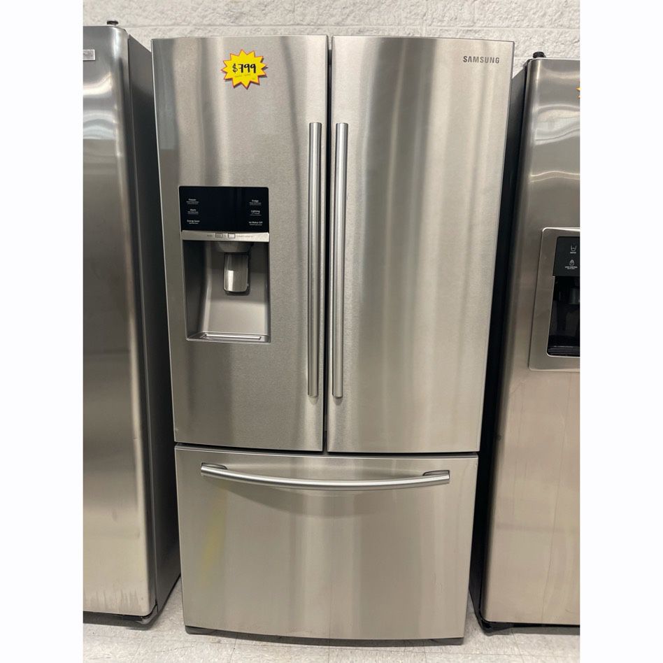 Samsung 36” Counter Depth French Doors refrigerator Stainless Steel In Excellent Conditions With 4 Months Warranty 