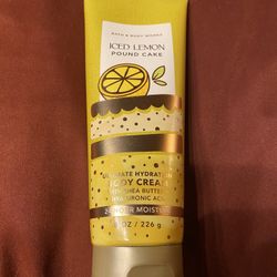 Bath & Body Works Body Cream Iced Lemon Pound Cake, 8 Ounce