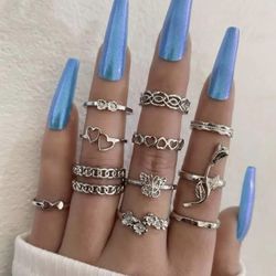 12 Piece Ring Set 