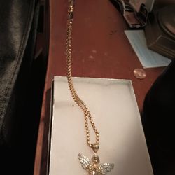 14kt Box Link Chain 23 Inch 