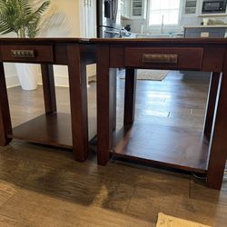 Used Wood End Tables
