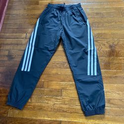 Adidas Track Pants Black Size Men S Small Windbreaker