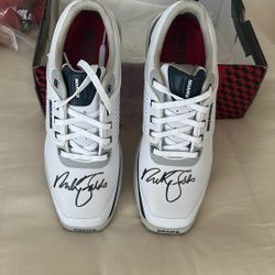 Nick Faldo Signed Golf Shoes 