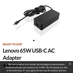 Lenovo 65W USB-C AC Adapter