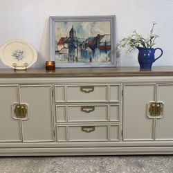 Beautiful, refinished Thomasville Mystique Console Cabinet