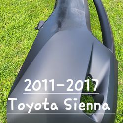 2011-2017 Toyota Sienna Front Bumper Cover Nuevo/New 