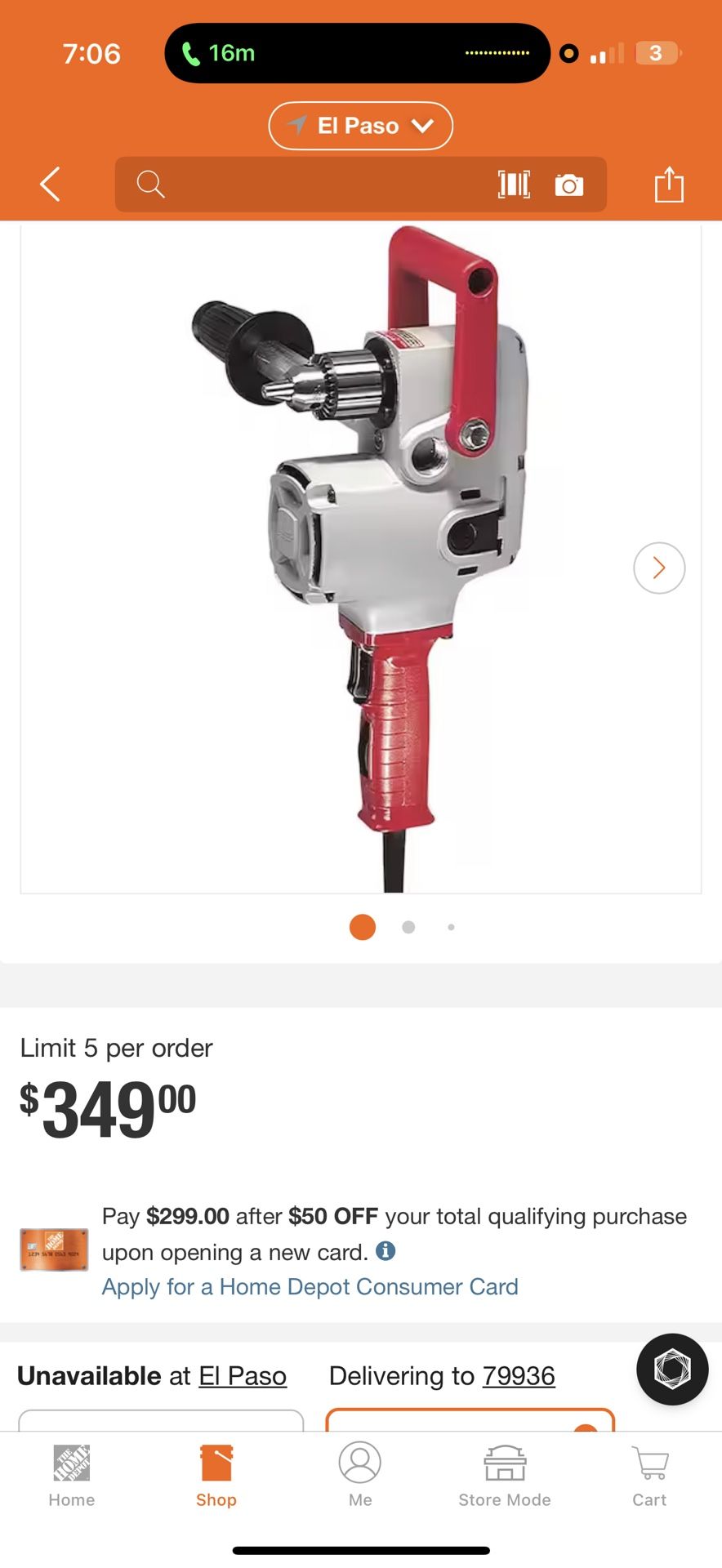 7.5 Amp 1/2 in. Hole Hawg Heavy-Duty Corded Drill