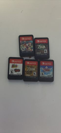 Nintendo Switch Game Cartridges Lot of 5
