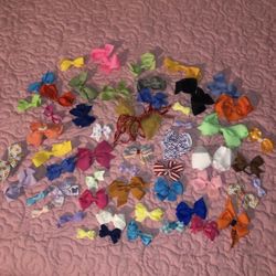 Huge Bundle Of Girl’s Bow Hair Accessories 