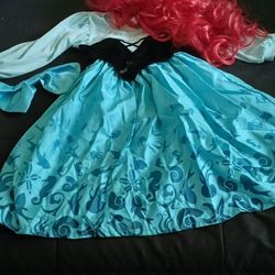 Little Mermaid Blue Dress 3-5