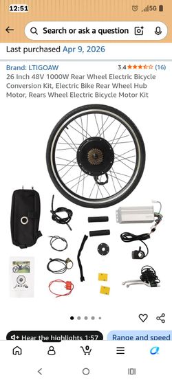 Ebike conversation kit