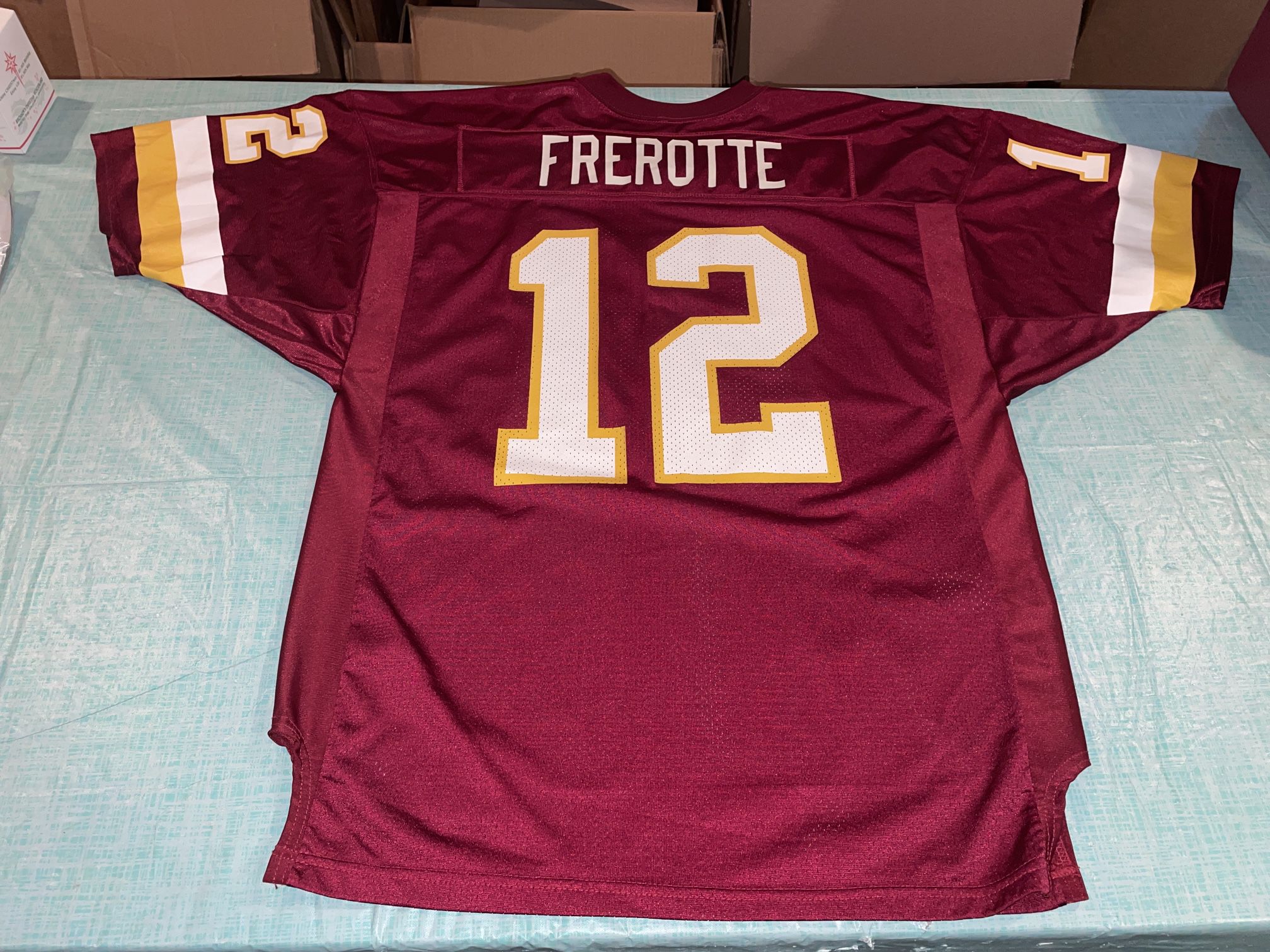 New Adult 50 Washington Redskins GUS FREROTTE AUTHENTIC NFL Jersey Pro Wilson