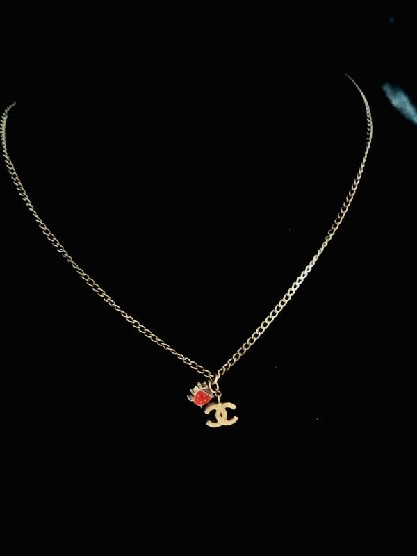 CC  And Ladybug Charm And Necklace 