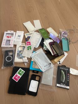iPhone Cases & Screen Protectors Lot - (All)