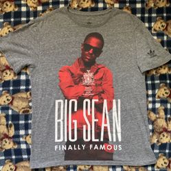 Rare Official Adidas 2011 Big Sean Finally Famous Album / Tour Promo Shirt Sz M