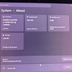 HP 25L Omen Gaming PC/Computer