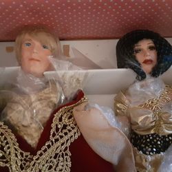 Treasury Collection Paradise Galleries Anthony & Cleopatra Porcelain Dolls