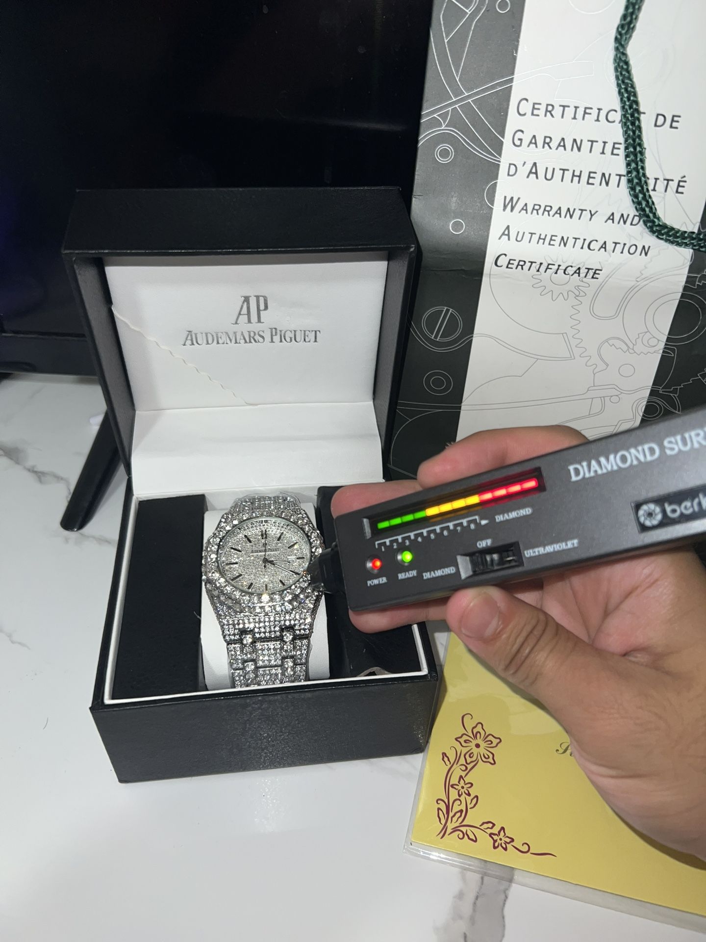 Moissanite watch