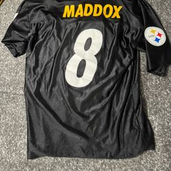 TOMMY MADDOX #8 PITTSBURGH STEELERS RETRO  JERSEY 