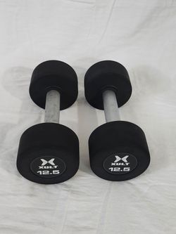 XULT 12.5 lb commercial grade dumbbells