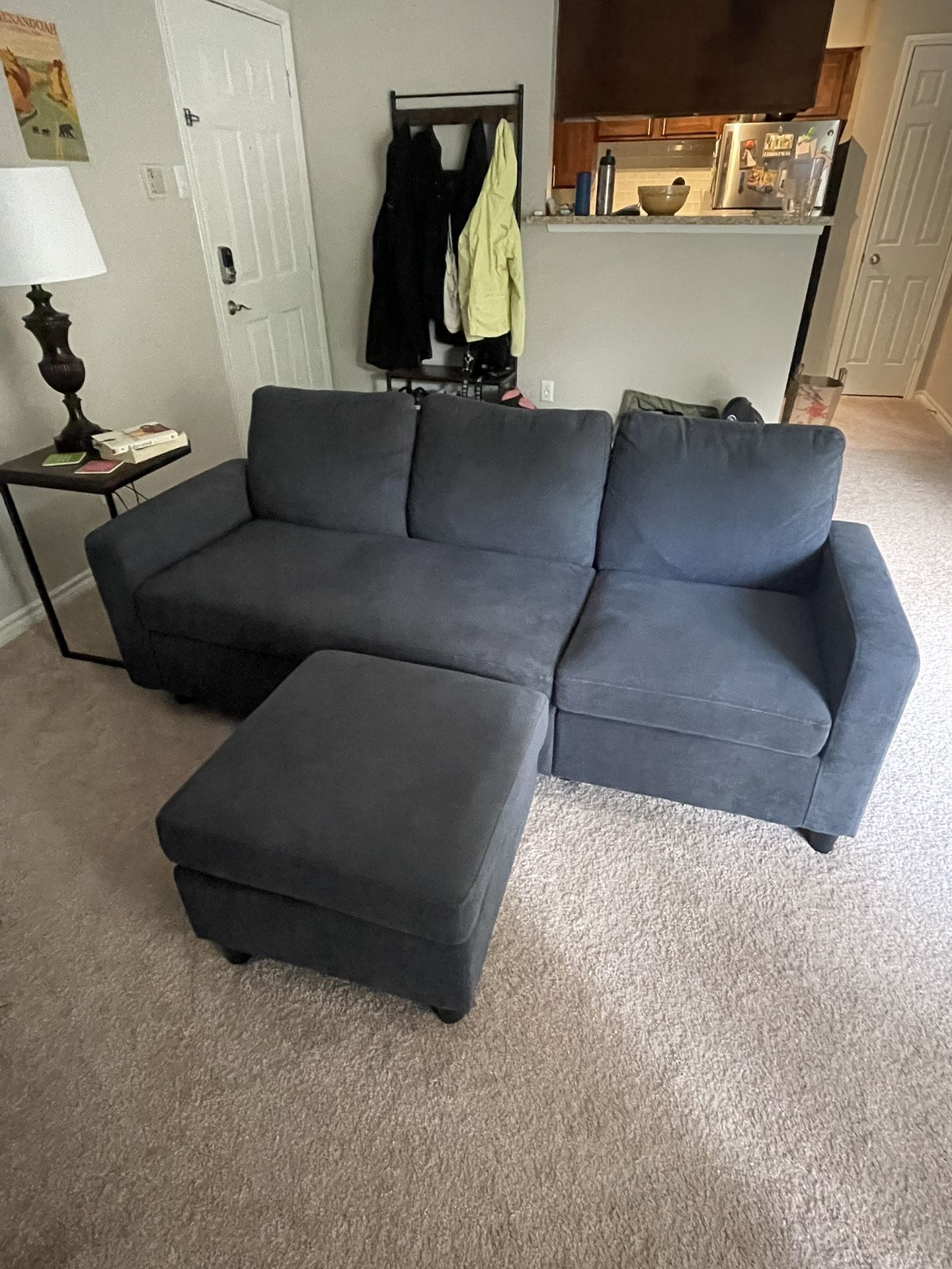 Navy Blue Couch