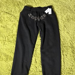 Sp5der black sweatpants size large