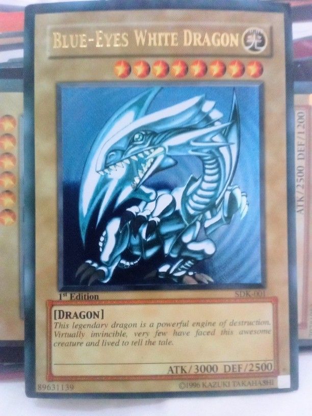 BLUE EYES WHITE DRAGON 1st Edition SDK 001