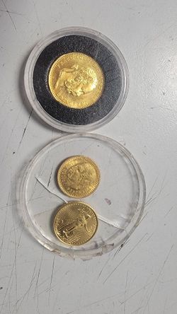 American Eagle Gold Coins, Mexican Pesos Austrian Ducat 22-24k Gold Coins