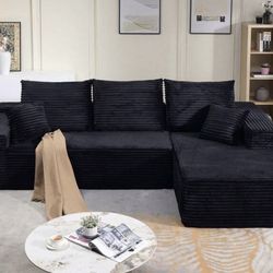 Soft boneless section couch . Like a foam couch