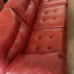 Leather couch