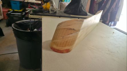 Bent box elder shelf. Handmade