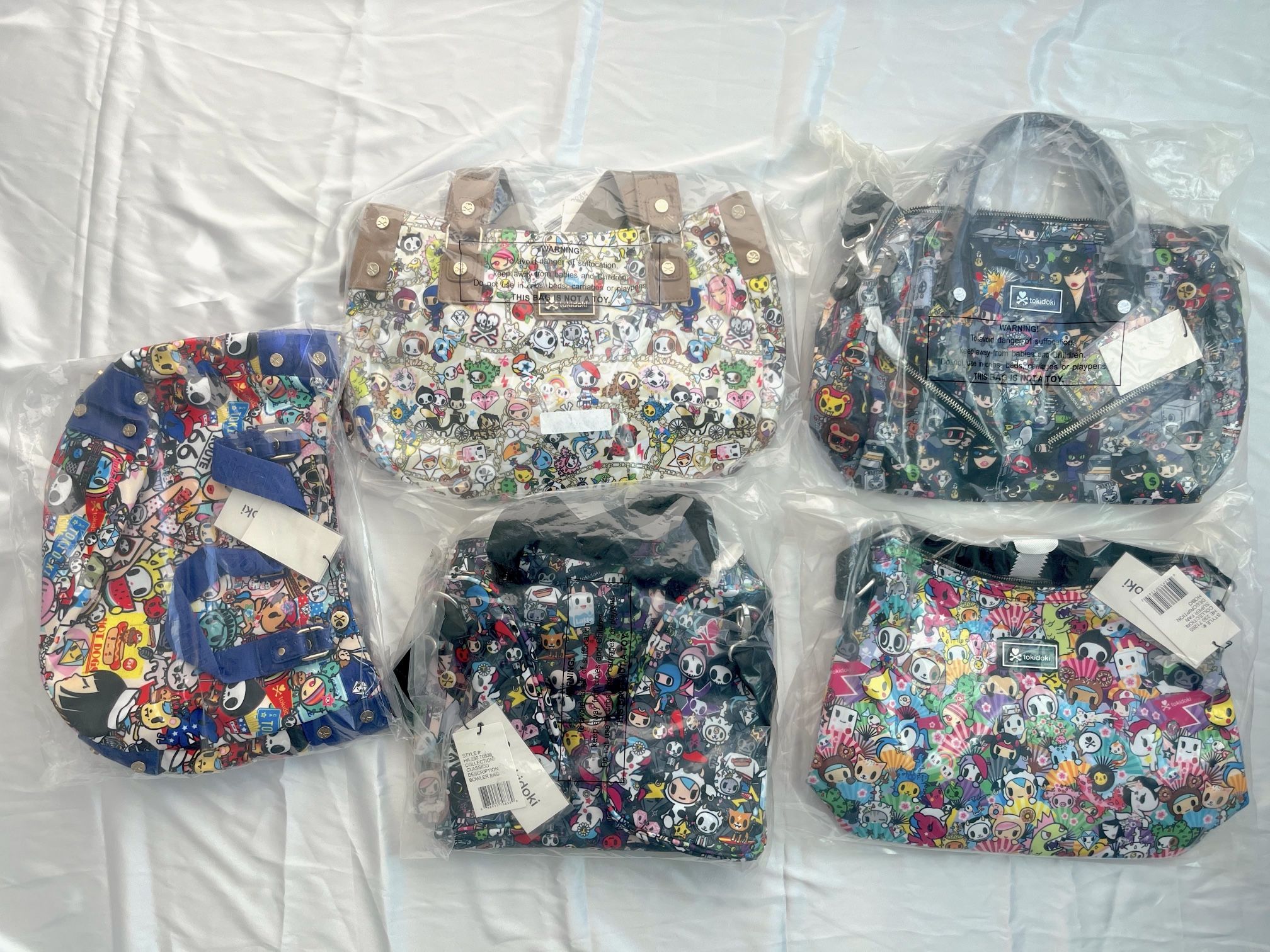 Tokidoki Rare Discontinued Purses Bags Chained Love Robbery Classico Super Fan