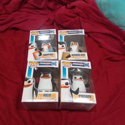 Penguins Of Madagascar Funko Pops Very Rare