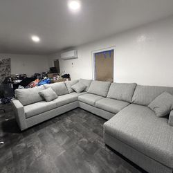 Ashfield Reversible Sofa Chaise In Ashfield Graphite