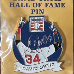 Official Red Sox David Ortiz HOF Pin