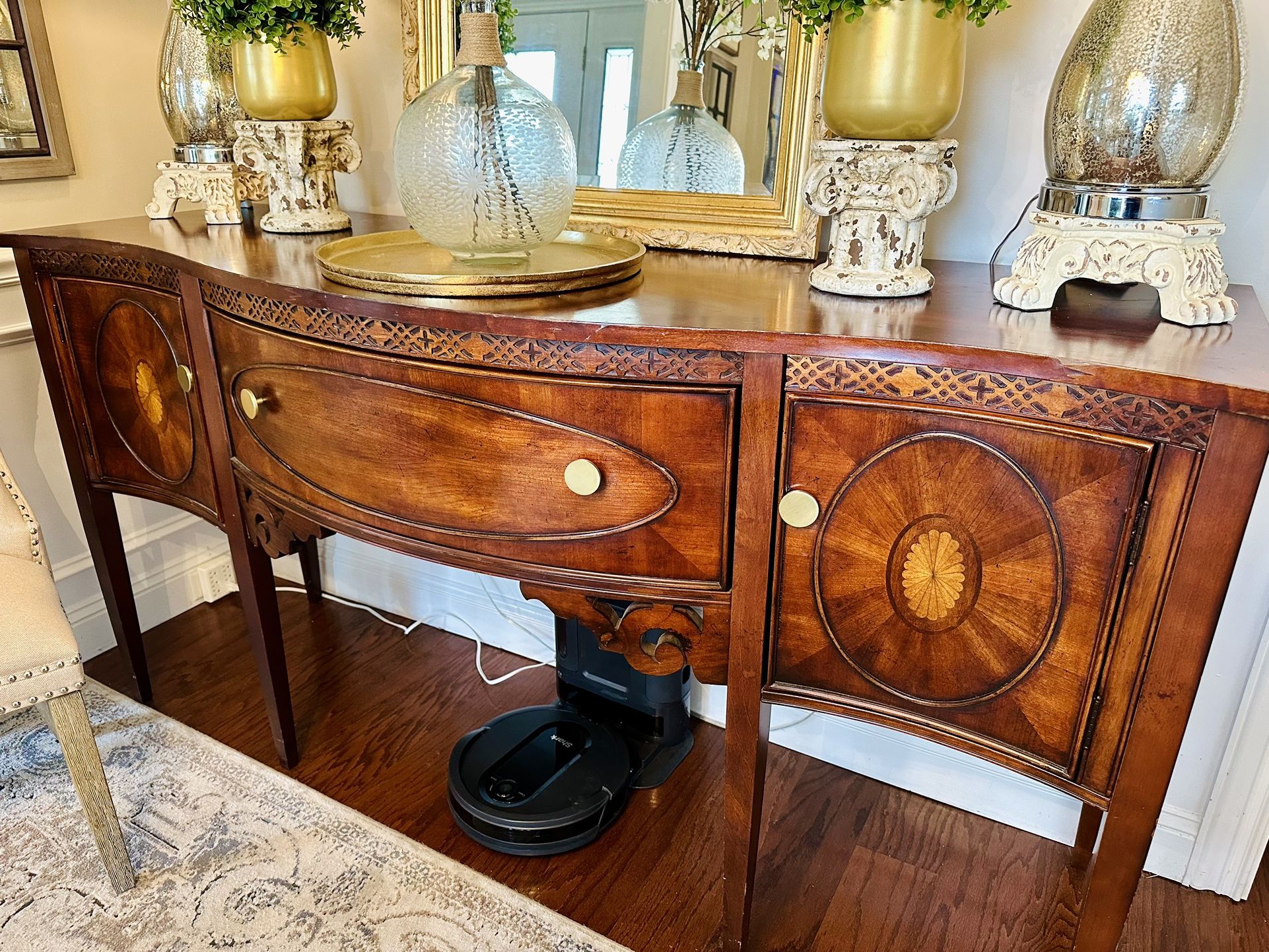 Beautiful American Signature Bow Front Buffet!!