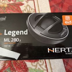 Hertz Mille Legend Series ML 280.3 1.38" (28mm) Tweeters with Neodymium Magnet