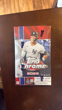 2026 Topps Chrome Baseball Hobby Box