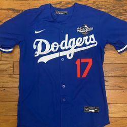 Ohtani Blue World Series Dodgers Jersey
