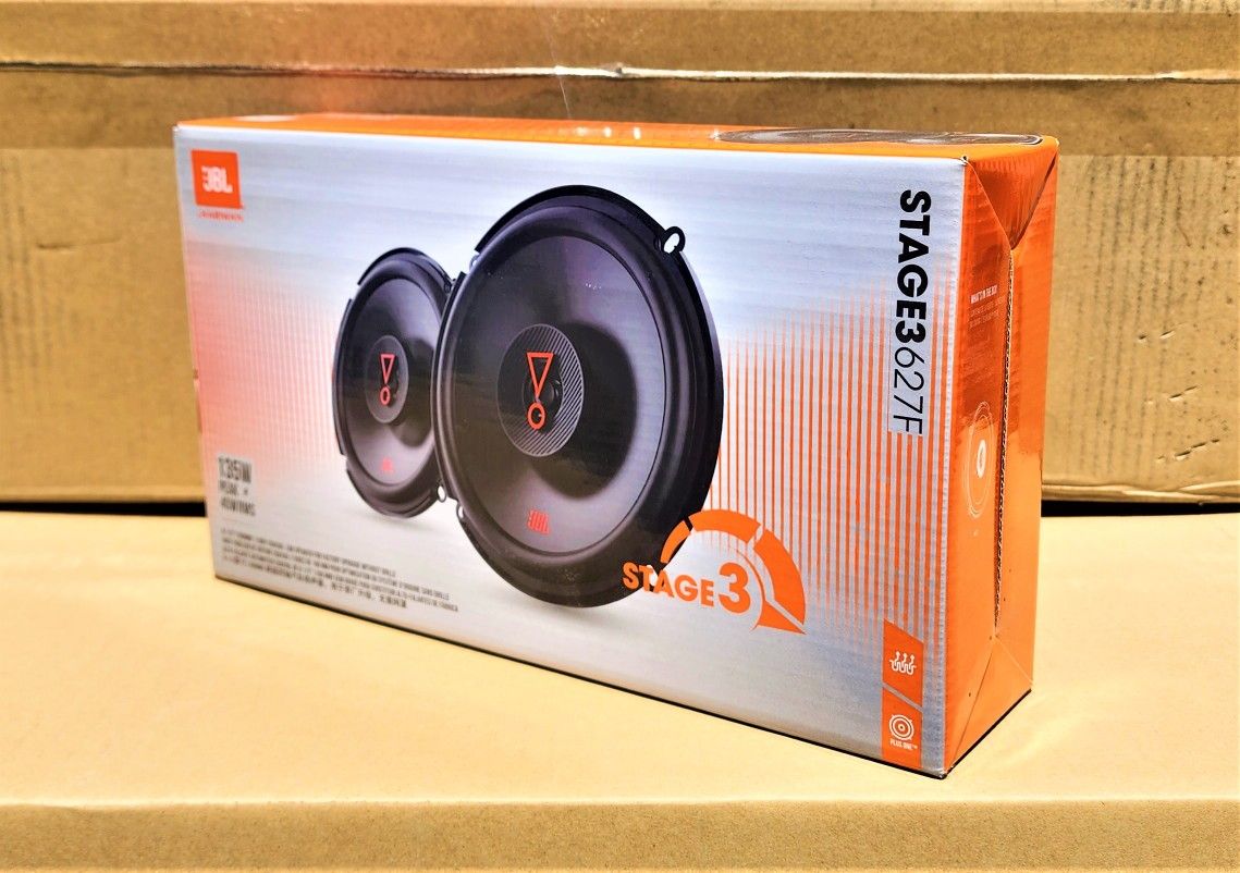 JBL Stage3 Series Car Speakers 1-Set 6 1/2 Inch 2-Way Coaxial Speaker System 135 Watts 627F 🚨 Payment Options Available 🚨 No Credit Needed 🚨