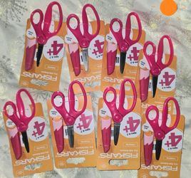 Fiskars 5" Kids Scissors Ages 4–7 Pink – NEW