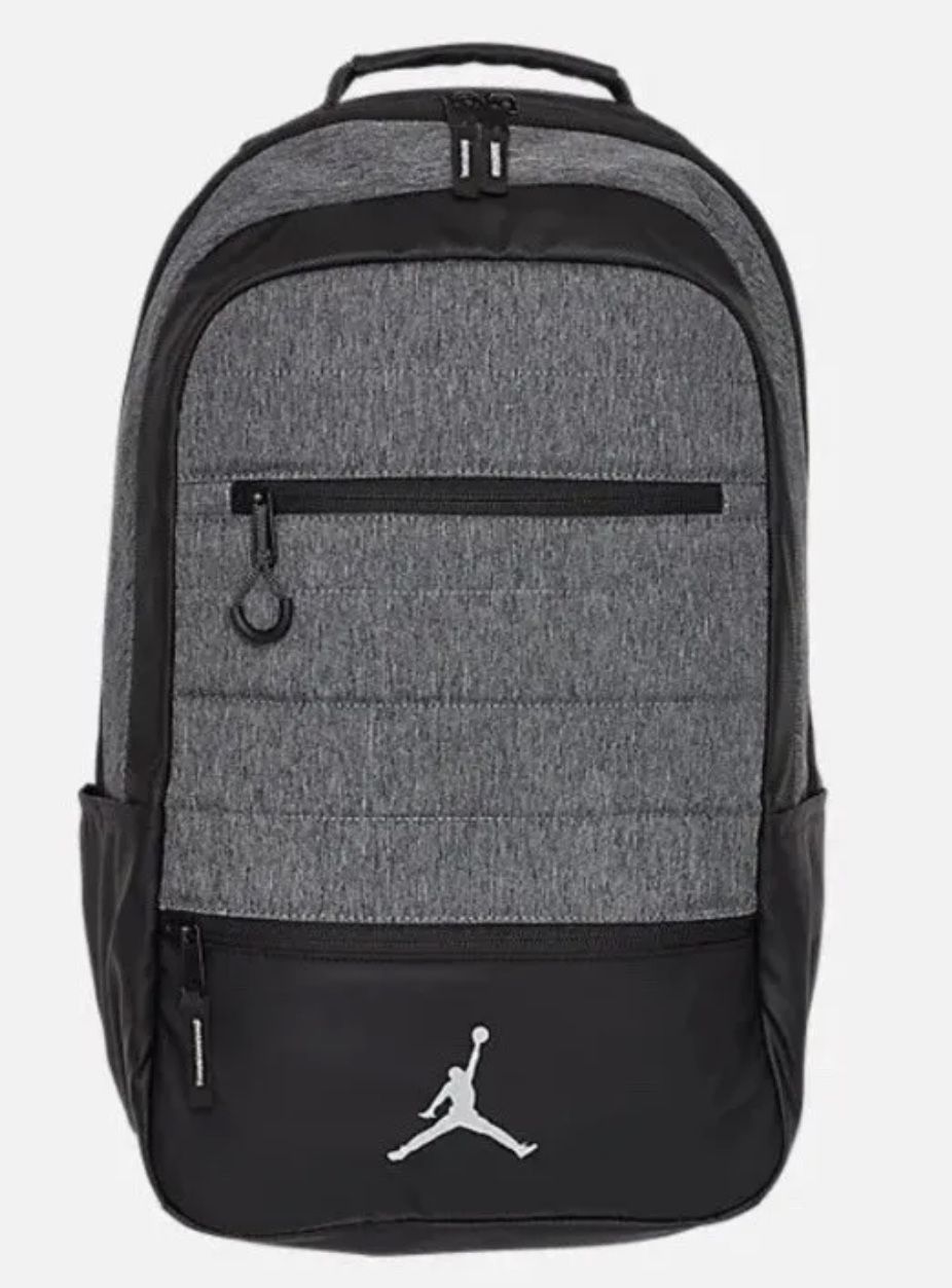 Jordan Unisex Nike Airborne Backpack-Carbon Heather