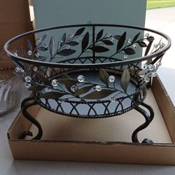 Party Lite 3 wick Candle Holder
