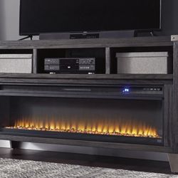 Ashley Tv Stand With Heater Year Old 