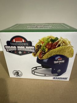 New Funwares Touchdown Taco Holder - Football Helmet Taco Stand and Snack Bowl