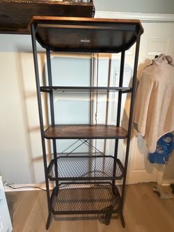 Tall shelf and TV stand